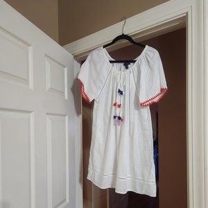 J Crew white swimsuit cover-up